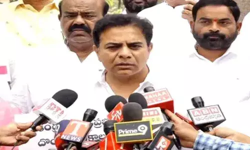 brs working president ktr made strong comments on lpg  shortage
