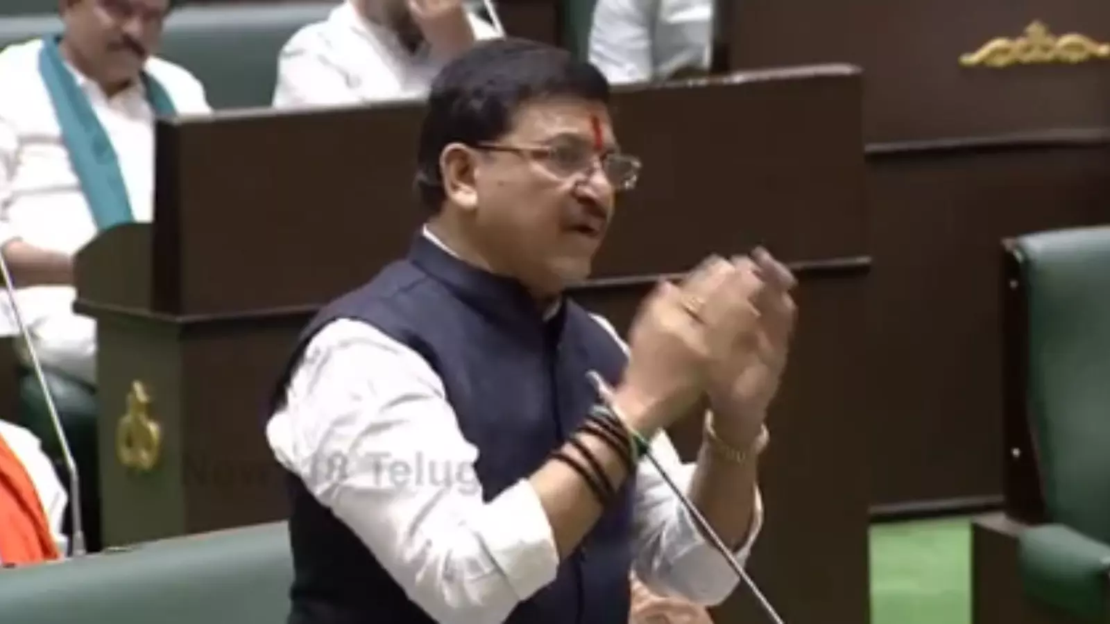 there was a controversy over the name of ippasaara and indiramma in the telangana assembly