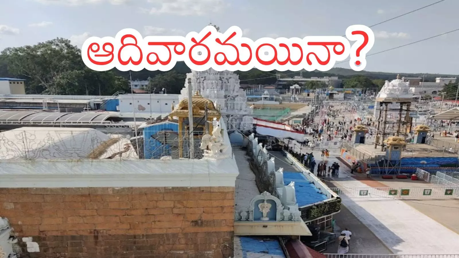 Tirumala : తిరుమలకు నేడు వచ్చే భక్తులకు గుడ్ న్యూస్.. దర్శనం వెంటనే