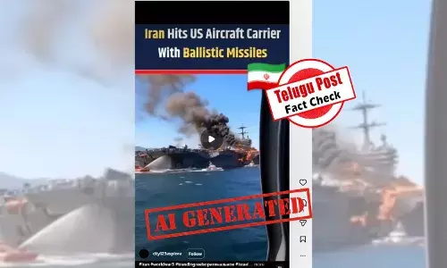 ഫാക്ട് ചെക്ക്: ഇറാൻ യുഎസ് വിമാനവാഹിനിക്കപ്പൽ ആക്രമിച്ചോ? പ്രചരിക്കുന്ന വീഡിയോ എഐ നിർമിതം