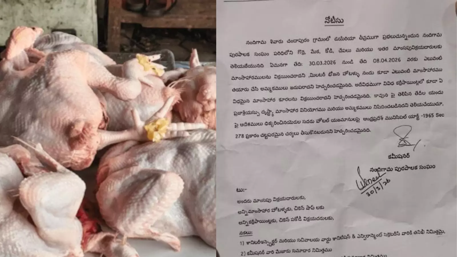 Andhra Pradesh : వారం రోజులు మాసం విక్రయాలపై నిషేధం