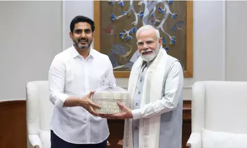 minister nara lokesh to meet prime minister narendra modi today