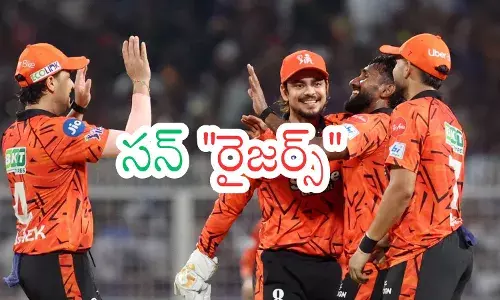 Heinrich Klaasen playing a crucial innings against KKR in IPL match