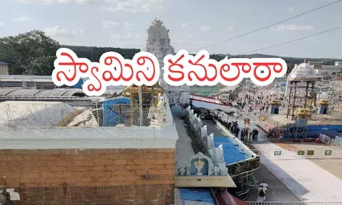 crowd of devotees in tirumala is less