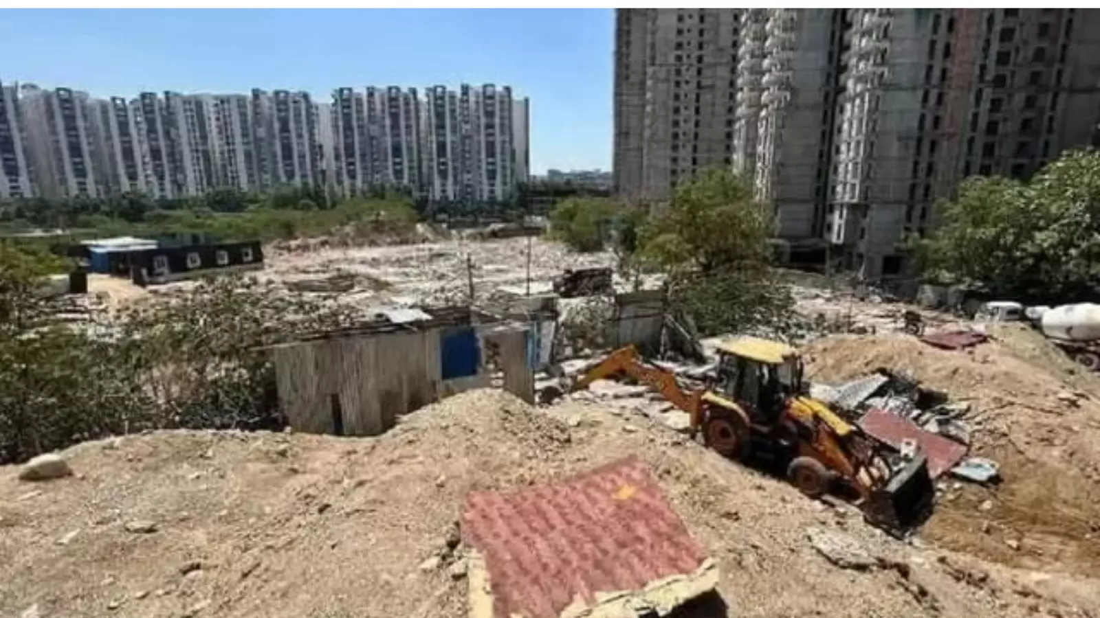 hydra carried out a massive operation in gachibowli