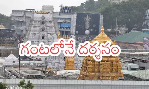 devotees crowd in tirumala has reduced devotees crowd in tirumala has reduced