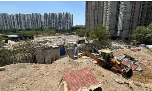 hydra carried out a massive operation in gachibowli