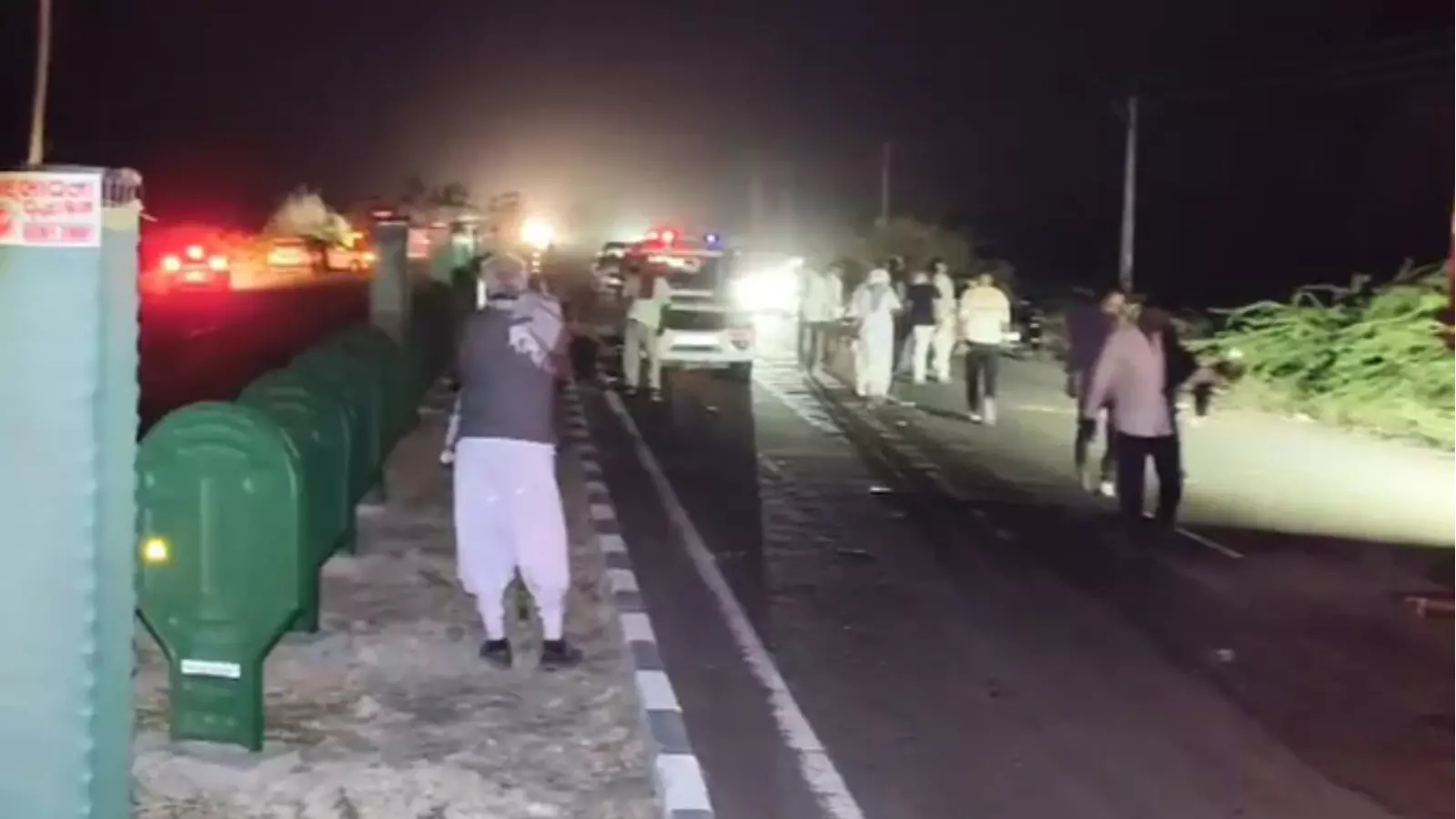 road accident occurred in surendranagar district of gujarat state