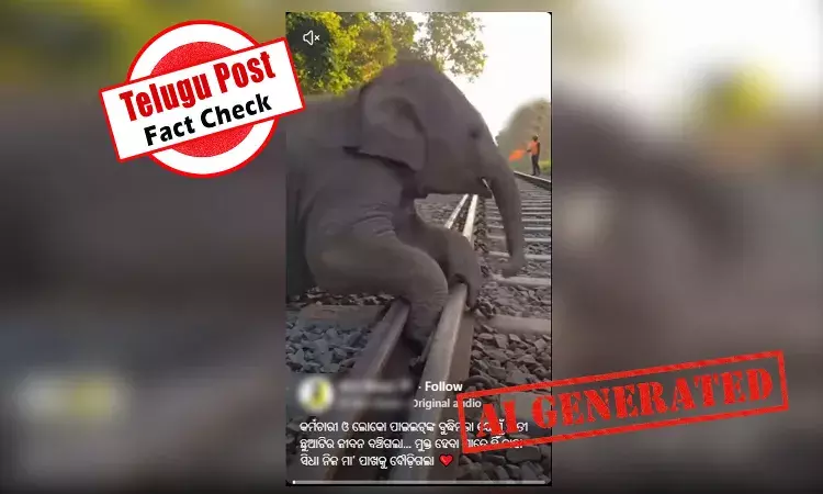 viral elephant rescue video that is AI-generated viral elephant rescue video that is AI-generated