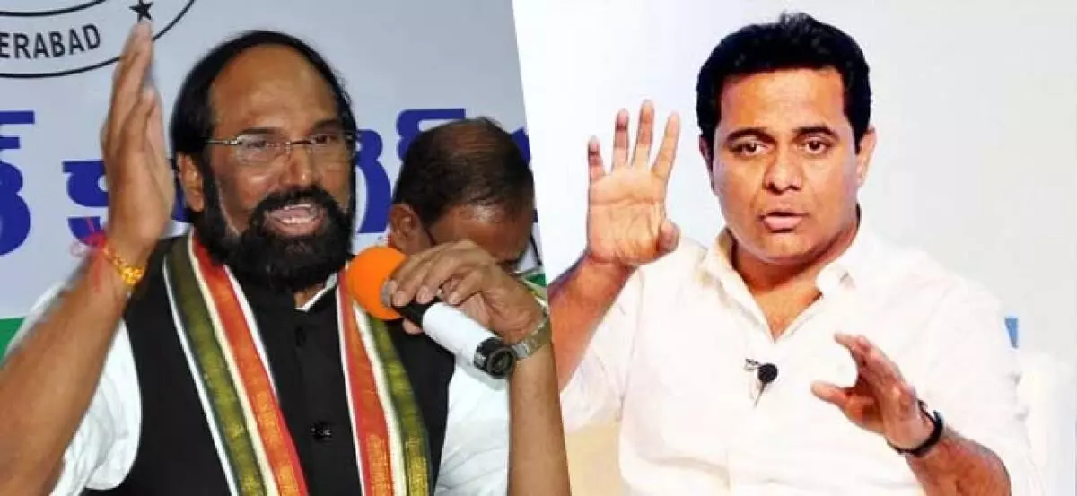 conversation between ktr and uttam