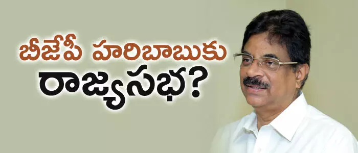 బీజేపీ హరిబాబుకు రాజ్యసభ ?