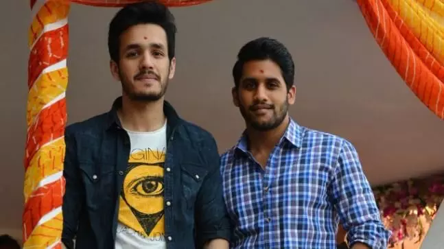 Akhil and Naga Chaitanya