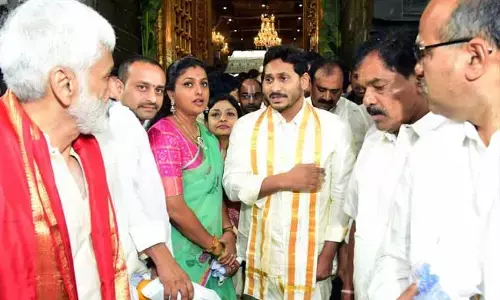 jagan in tirumala