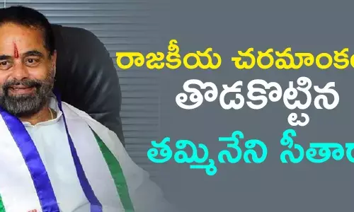 రాజకీయ చరమాంకంలో తొడకొట్టిన తమ్మినేని సీతారాం