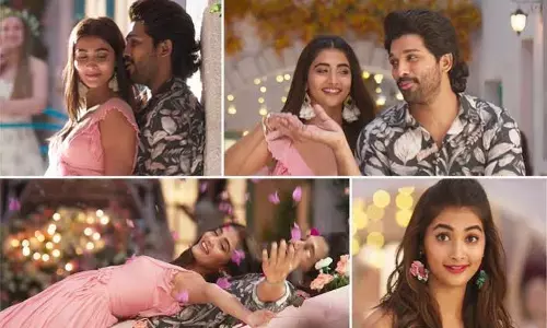 పూజ అందాలతో ఎర వేస్తున్నారు