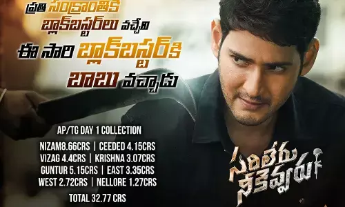 సరిలేరు నీకెవ్వరూ ఫస్ట్ డే కలెక్షన్స్