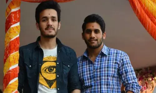 Akhil and Naga Chaitanya