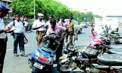 traffic challans, clearance, huge response, hyderabad