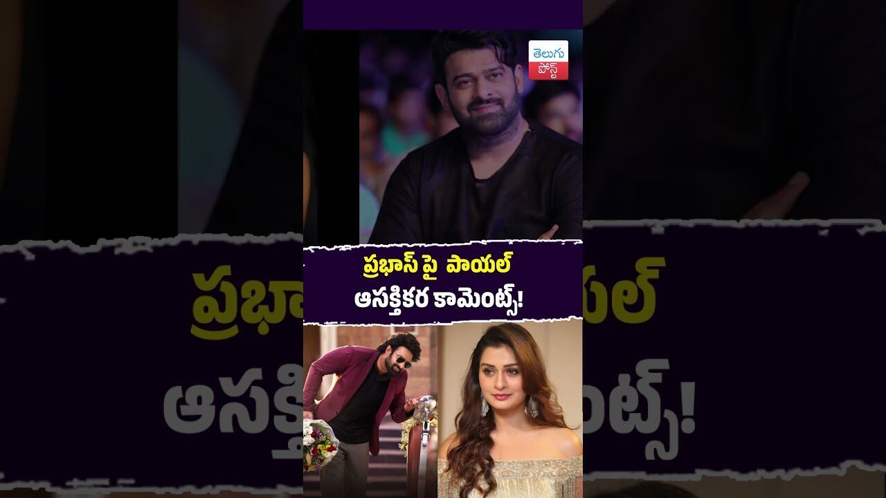 ప్రభాస్ పై పాయల్ ఆసక్తికర కామెంట్స్! #Prabhas #PayalRajput #ViralPost #SocialMedia ప్రభాస్ పై పాయల్ ఆసక్తికర కామెంట్స్! #Prabhas #PayalRajput #ViralPost #SocialMedia